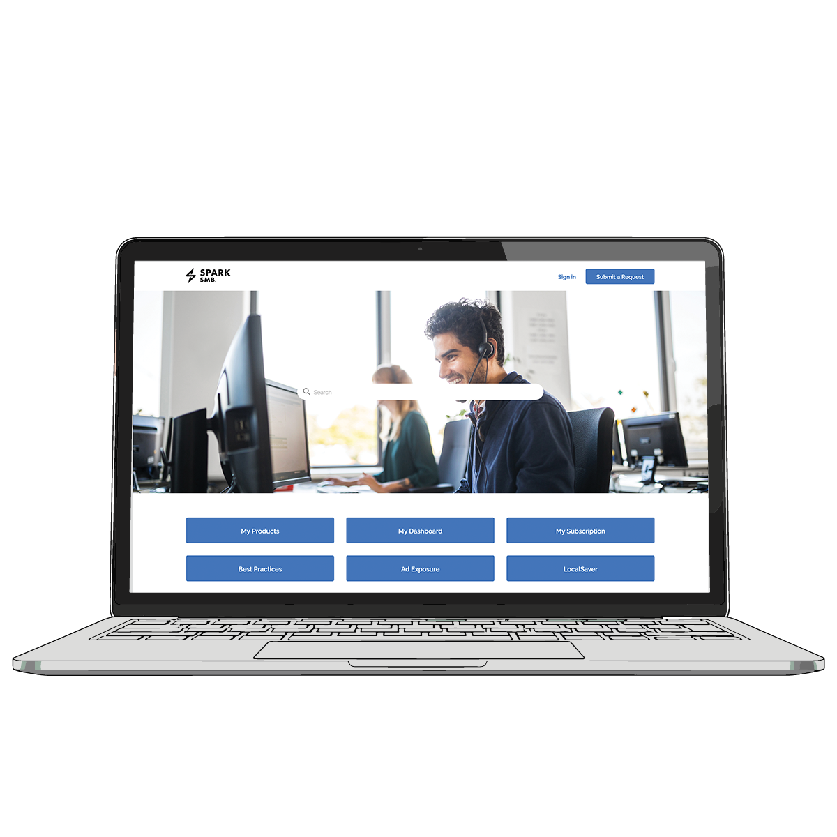 Screenshot of the Success Center site