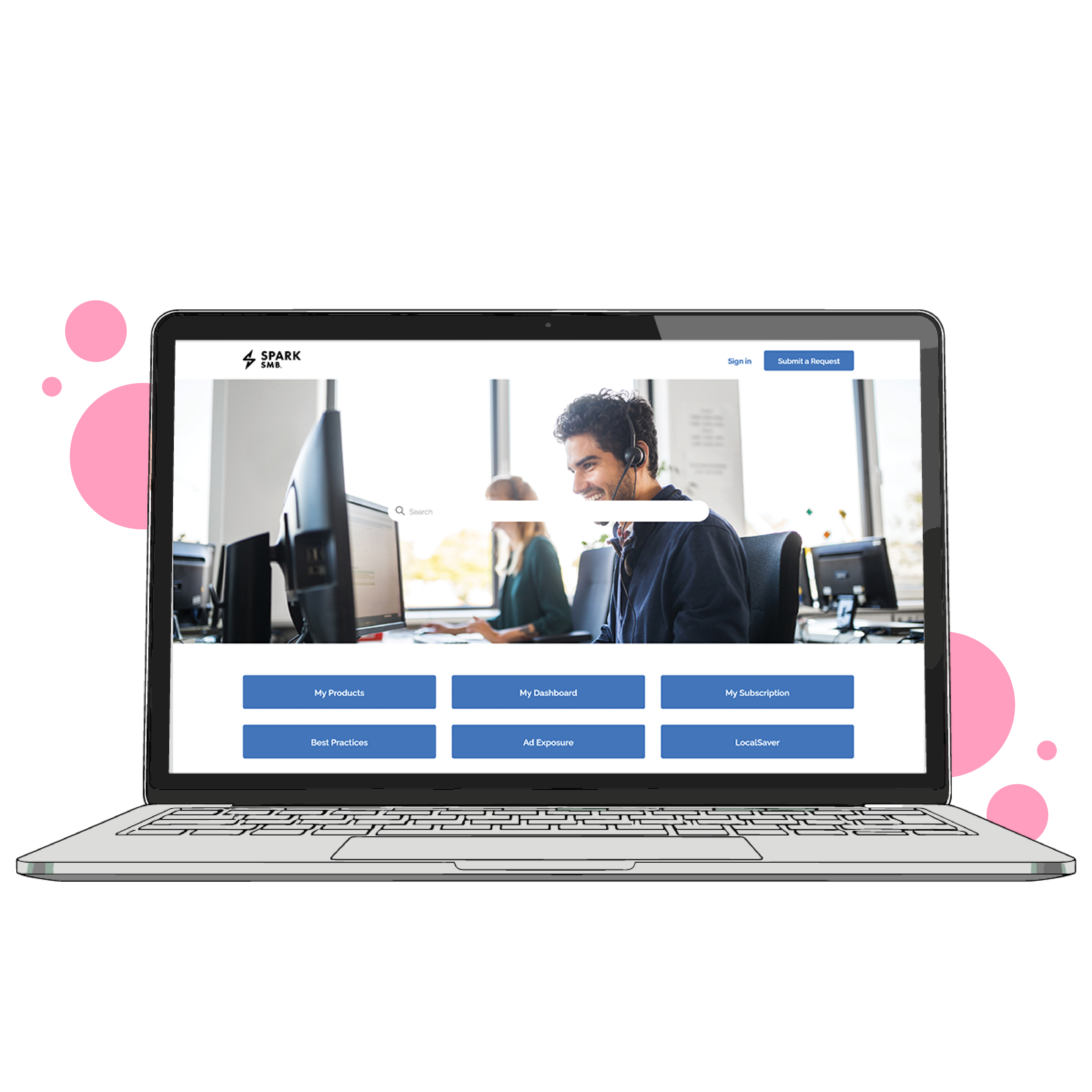 Screenshot of the Success Center site